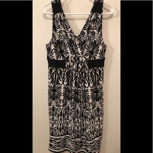 Black and white dress